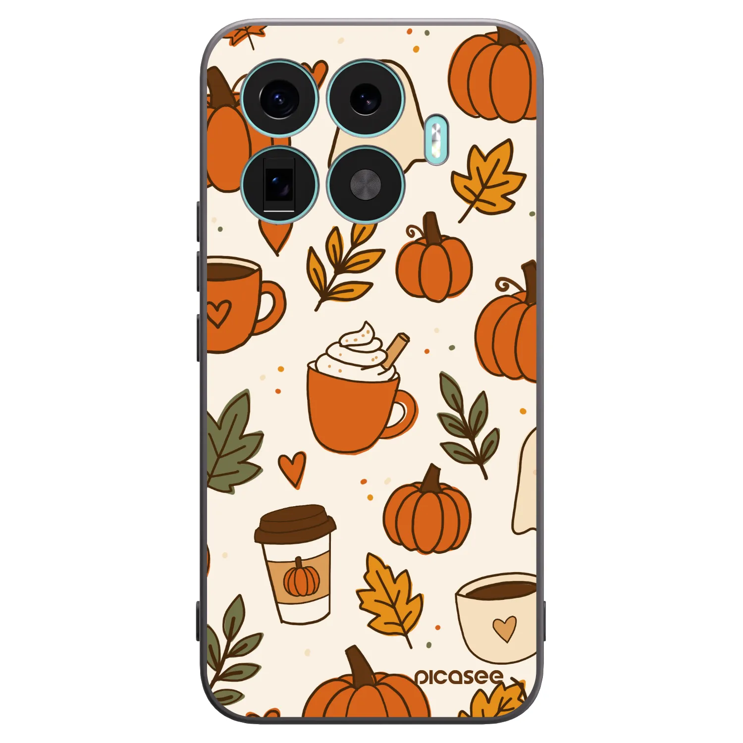 Picasee husă neagră din silicon pentru Xiaomi 17T Pro - Fall vibes