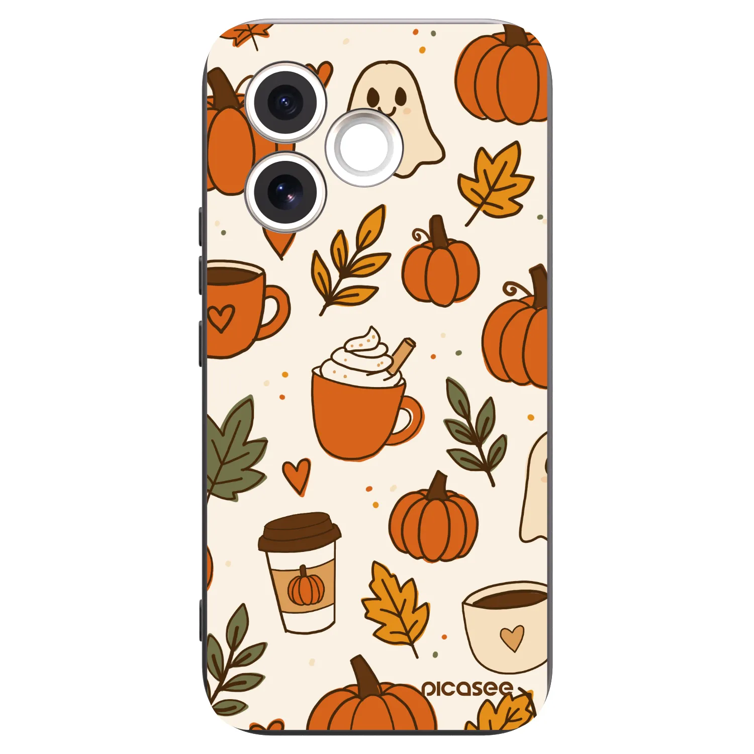 Picasee husă neagră din silicon pentru Honor 600 Lite - Fall vibes