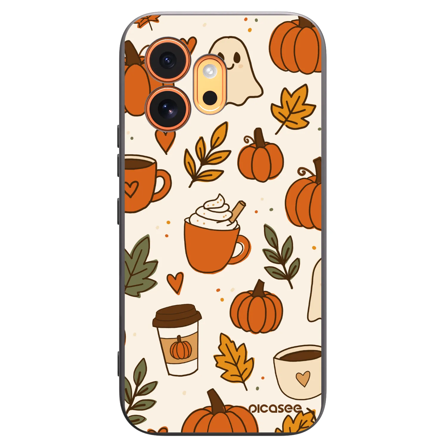 Picasee husă neagră din silicon pentru Honor 600 - Fall vibes