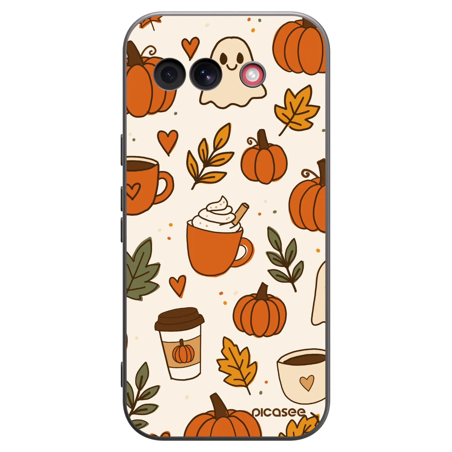 Picasee husă neagră din silicon pentru Google Pixel 10a - Fall vibes