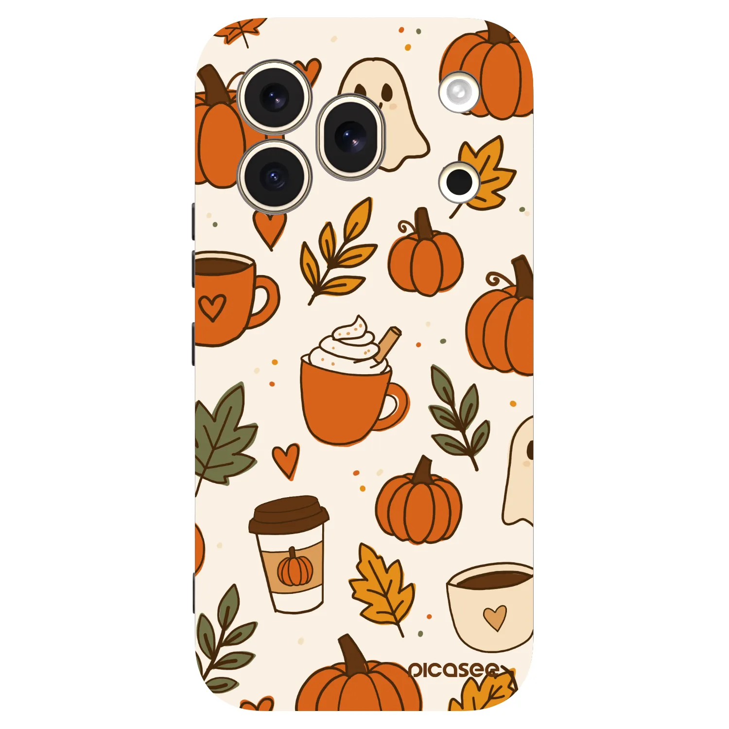 Picasee husă neagră din silicon pentru Honor 600 Pro - Fall vibes