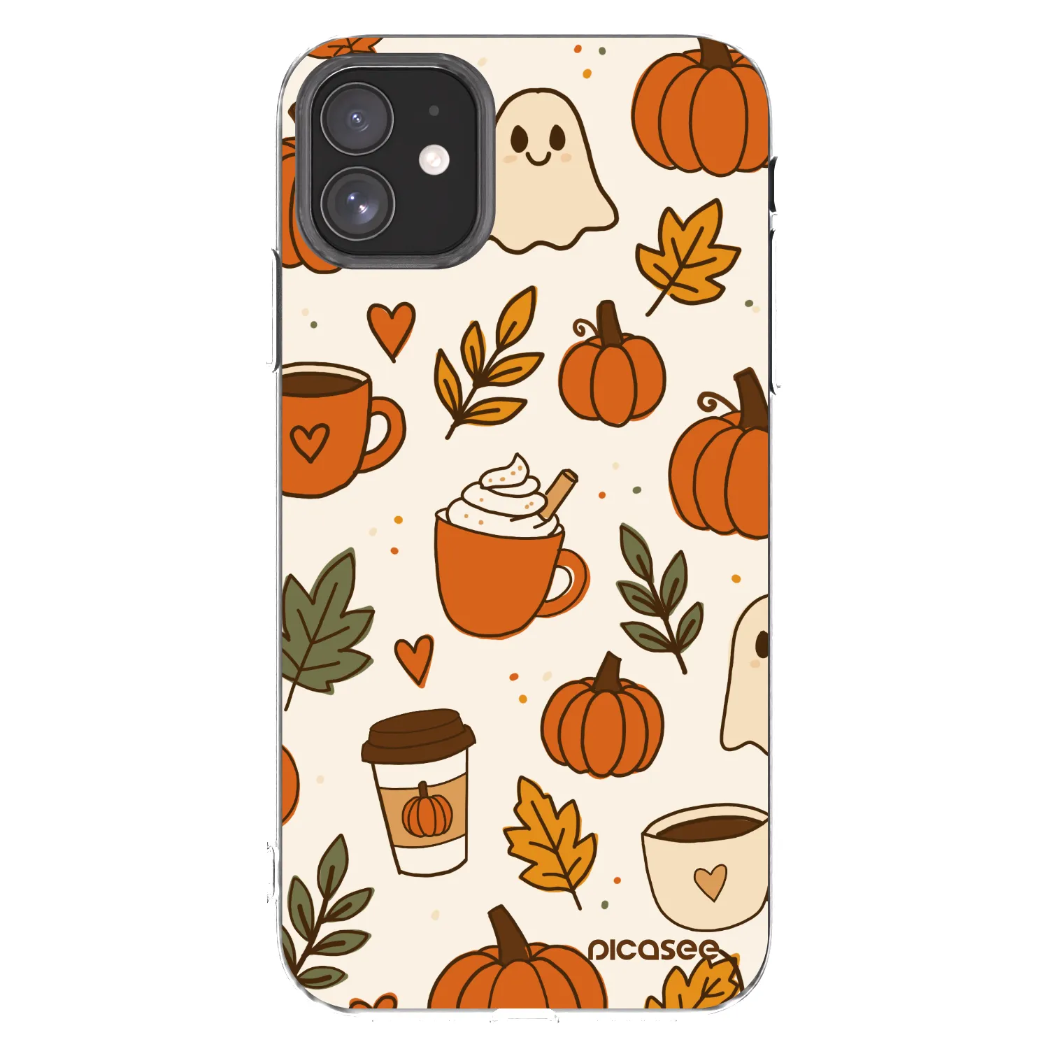 Picasee husă transparentă din silicon pentru Apple iPhone 11 - Fall vibes