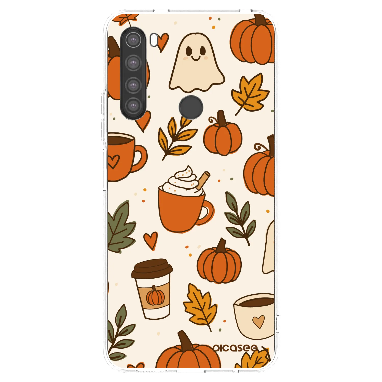 Picasee husă transparentă din silicon pentru Xiaomi Redmi Note 8 - Fall vibes