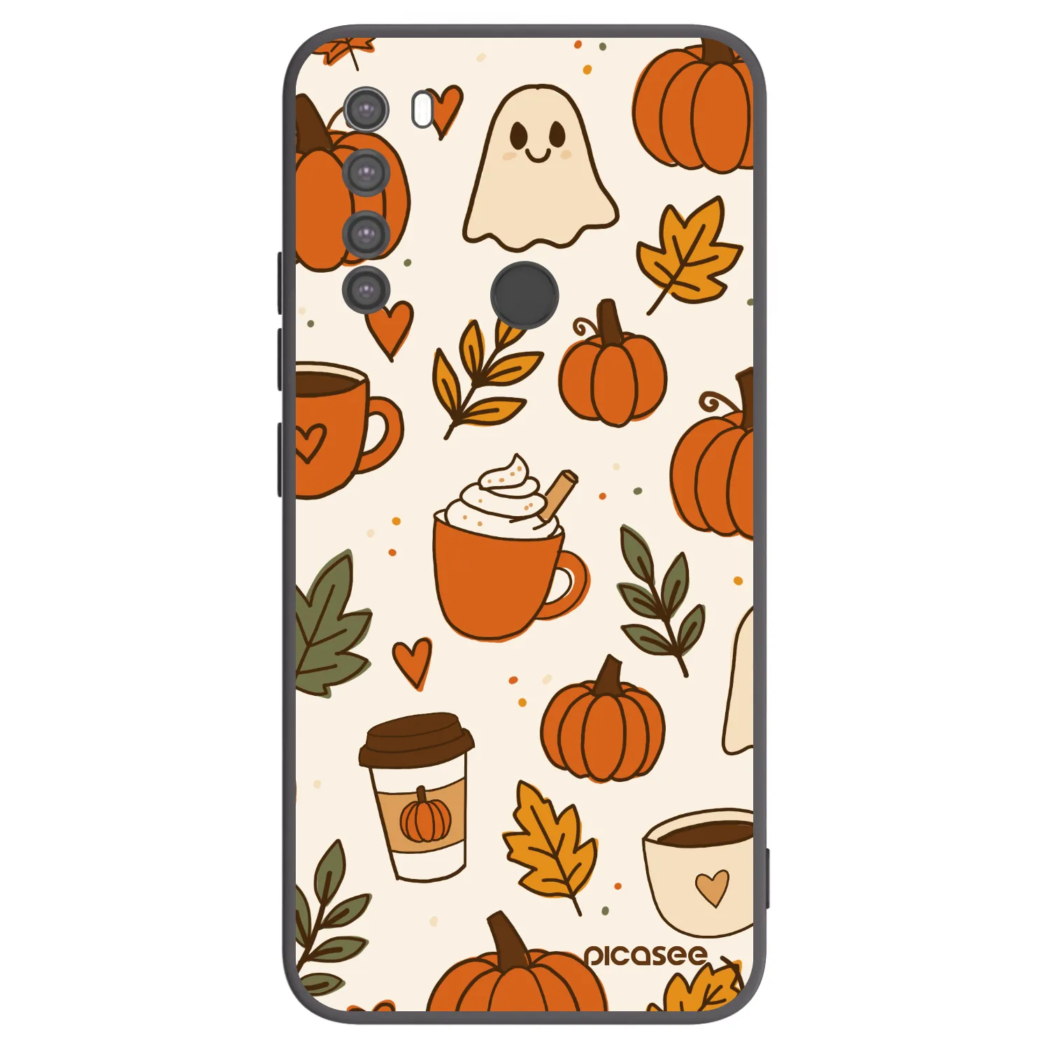 Picasee husă neagră din silicon pentru Xiaomi Redmi Note 8 - Fall vibes