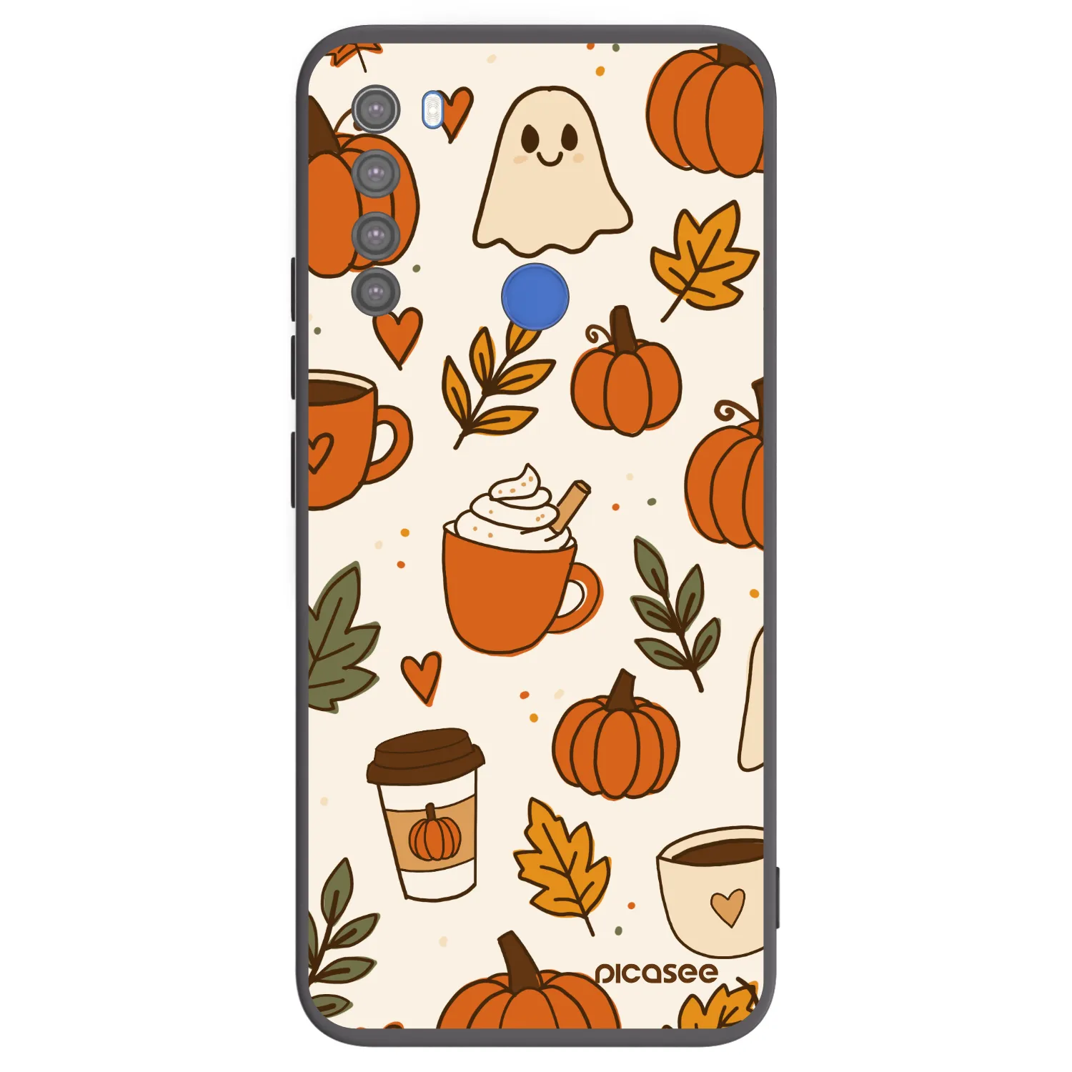 Picasee husă neagră din silicon pentru Xiaomi Redmi Note 8T - Fall vibes