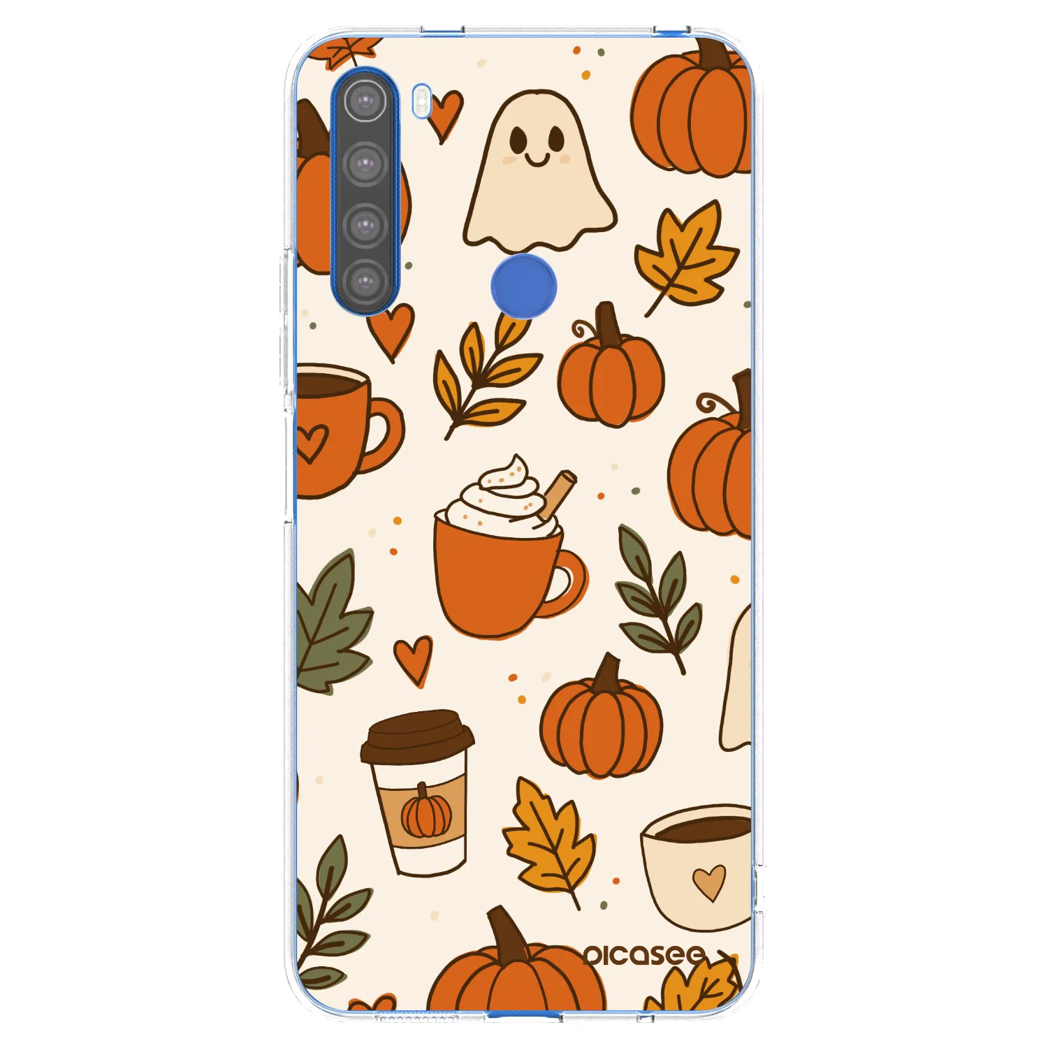 Picasee husă transparentă din silicon pentru Xiaomi Redmi Note 8T - Fall vibes