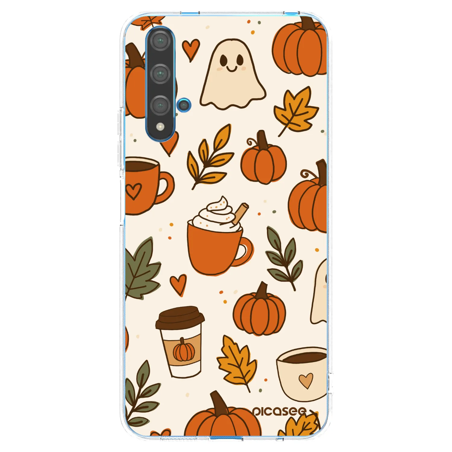 Picasee husă transparentă din silicon pentru Huawei Nova 5T - Fall vibes