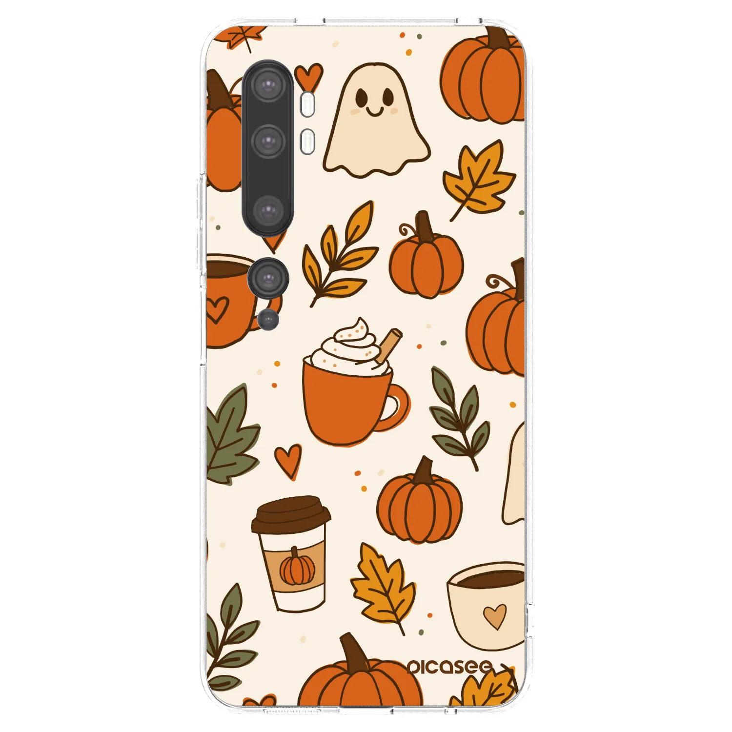 Picasee husă transparentă din silicon pentru Xiaomi Mi Note 10 (Pro) - Fall vibes