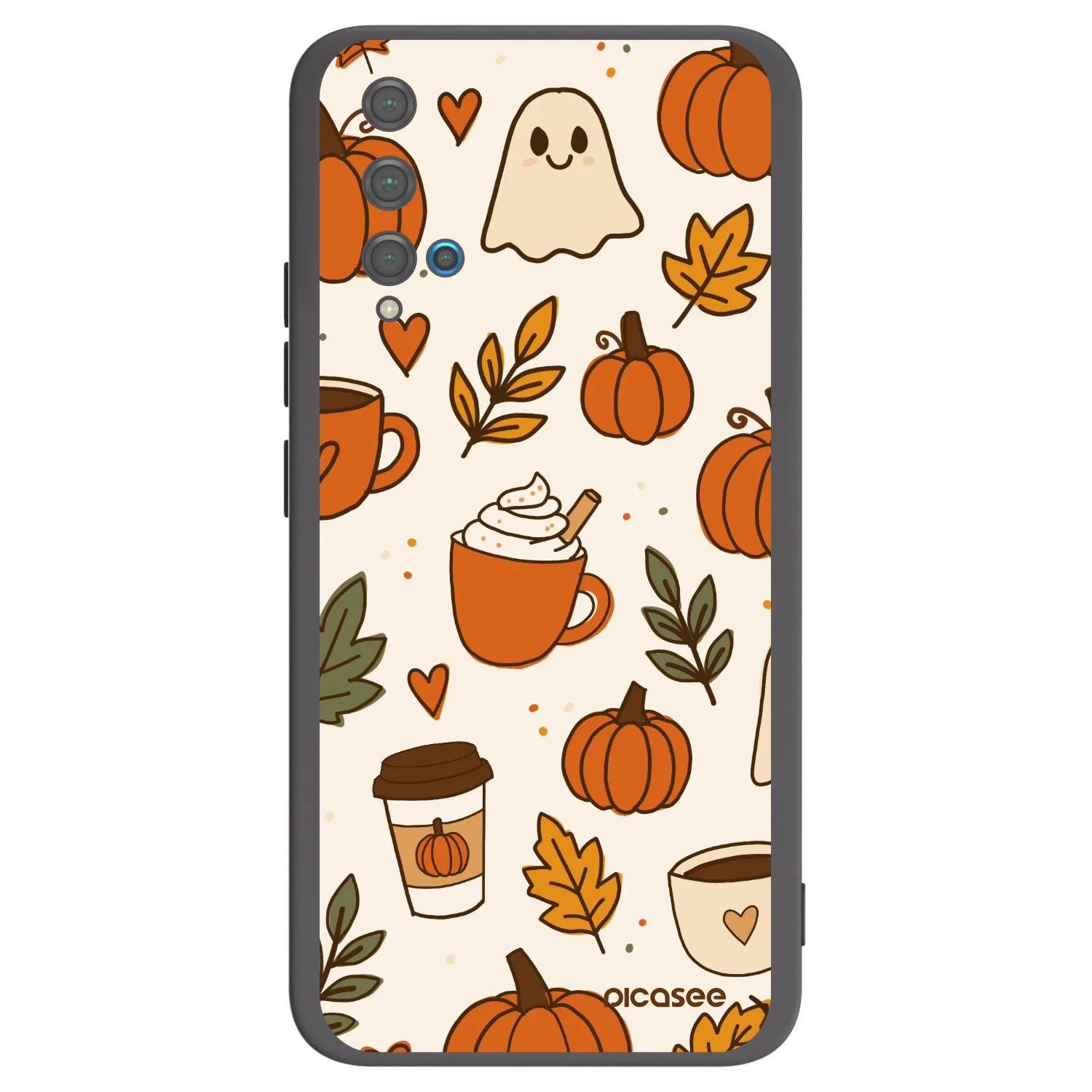 Picasee husă neagră din silicon pentru Huawei Nova 5T - Fall vibes
