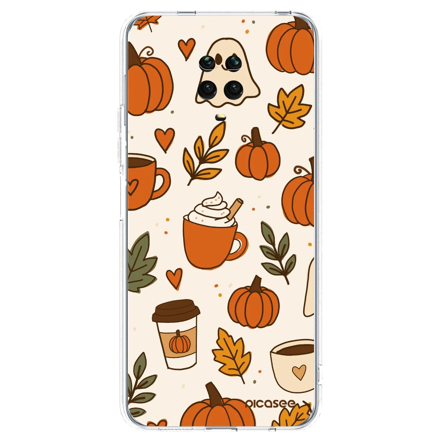 Picasee husă transparentă din silicon pentru Xiaomi Redmi Note 9S - Fall vibes