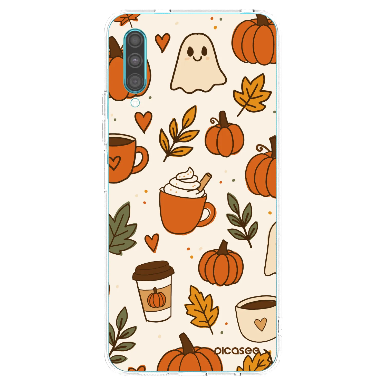 Picasee husă transparentă din silicon pentru Samsung Galaxy A30s A307F - Fall vibes