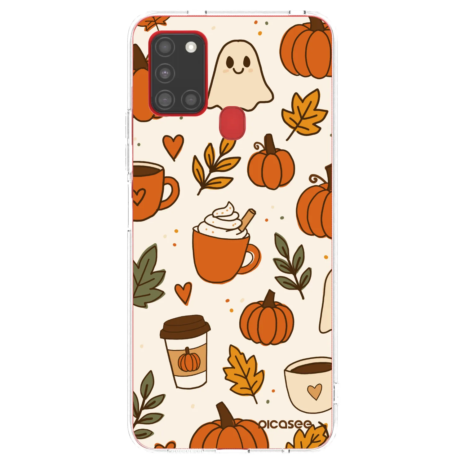 Picasee husă transparentă din silicon pentru Samsung Galaxy A21s - Fall vibes