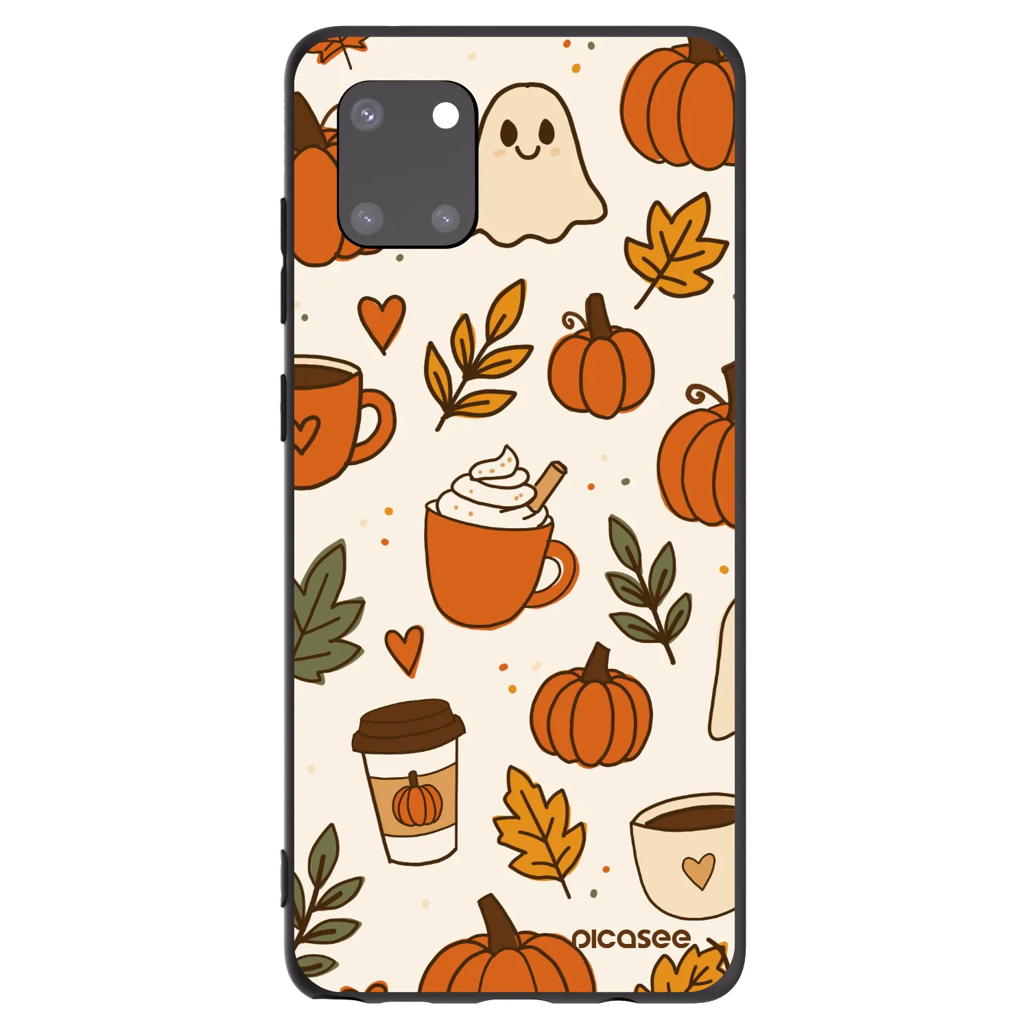 Picasee husă neagră din silicon pentru Samsung Galaxy Note 10 Lite N770F - Fall vibes