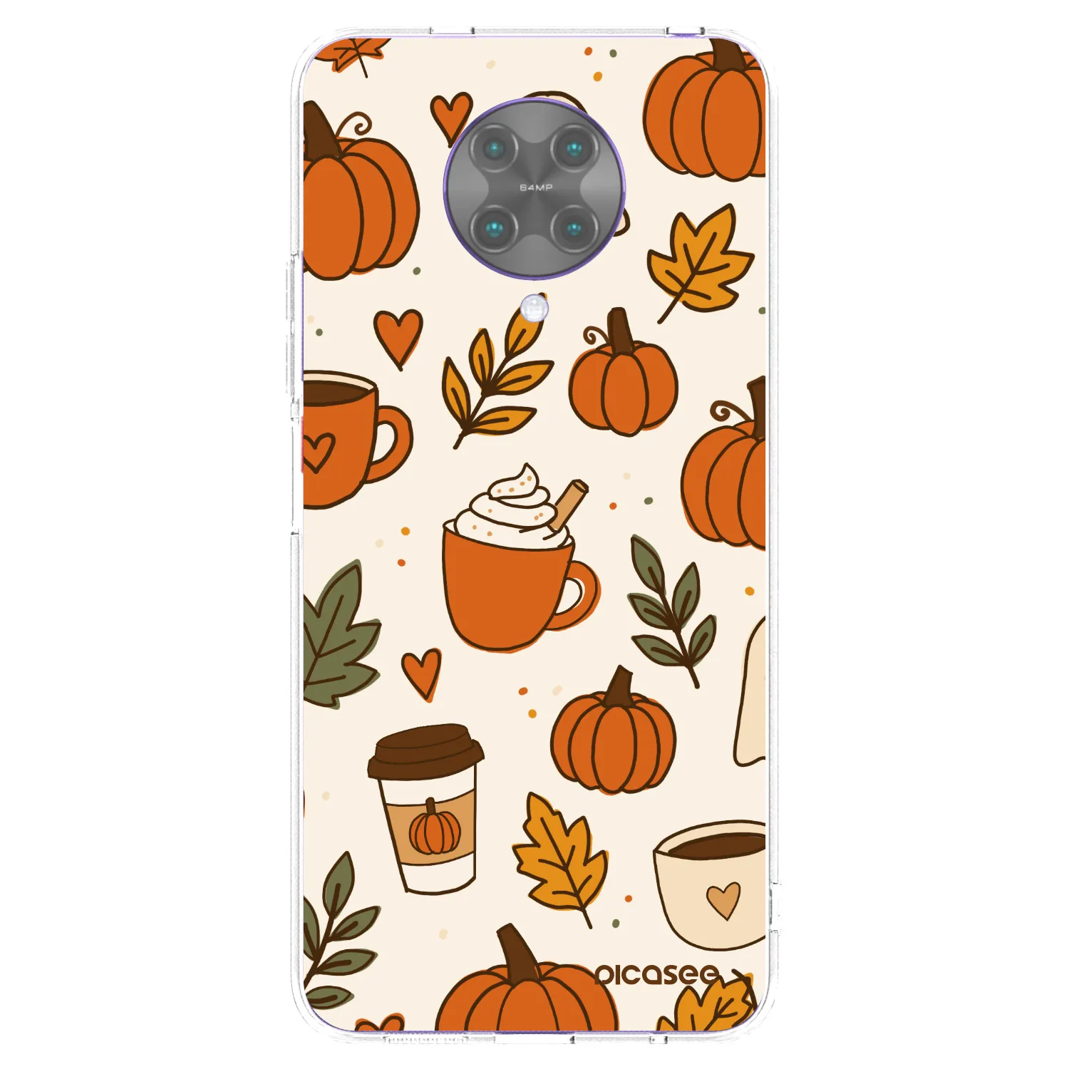 Picasee husă transparentă din silicon pentru Xiaomi Poco F2 Pro - Fall vibes