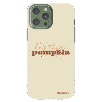 Picasee husă transparentă din silicon pentru Apple iPhone 13 Pro Max - Hey there pumpkin