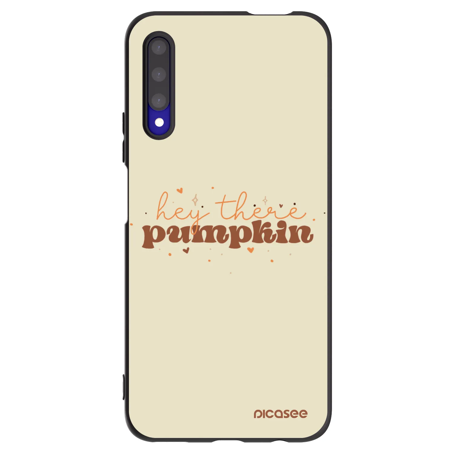 Picasee husă neagră din silicon pentru Honor 9X Pro - Hey there pumpkin