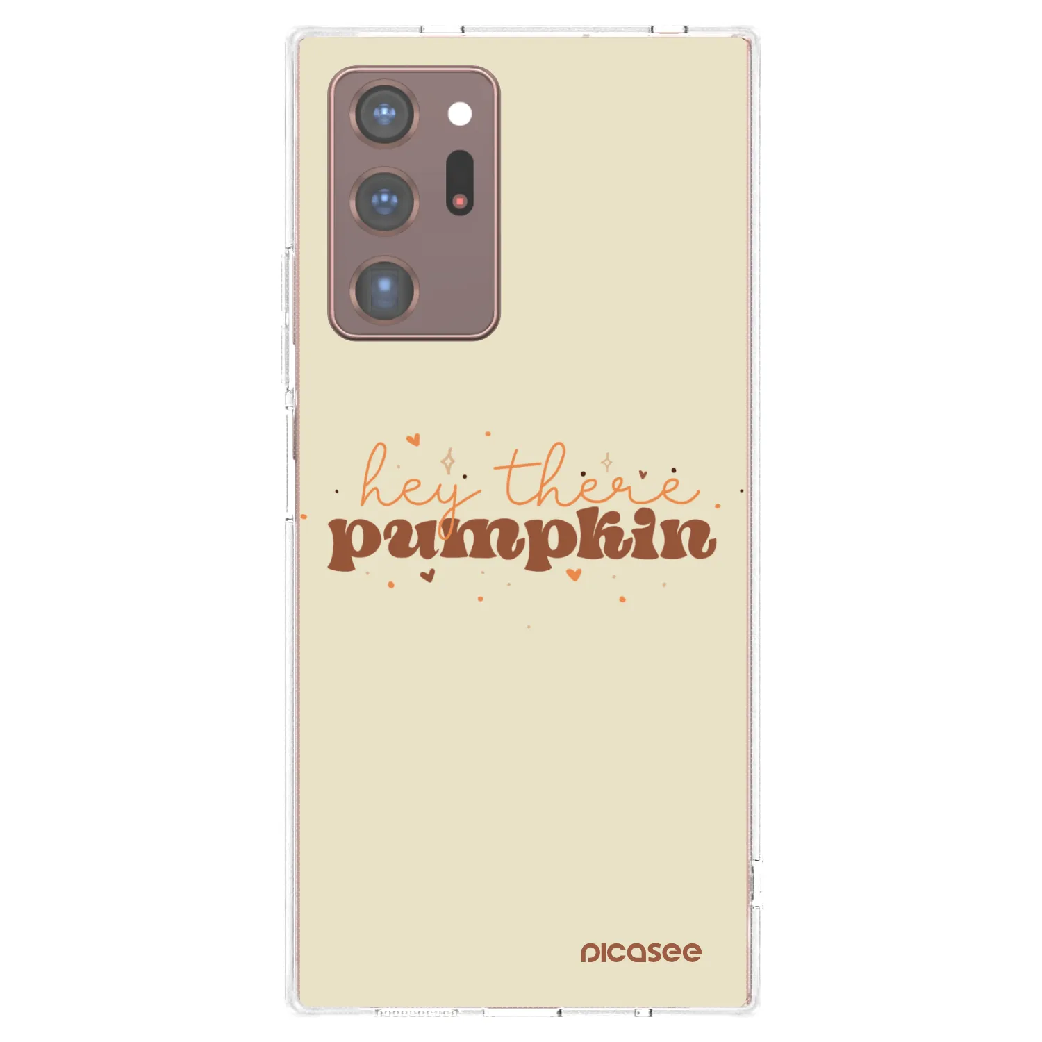 Picasee husă transparentă din silicon pentru Samsung Galaxy Note 20 Ultra - Hey there pumpkin