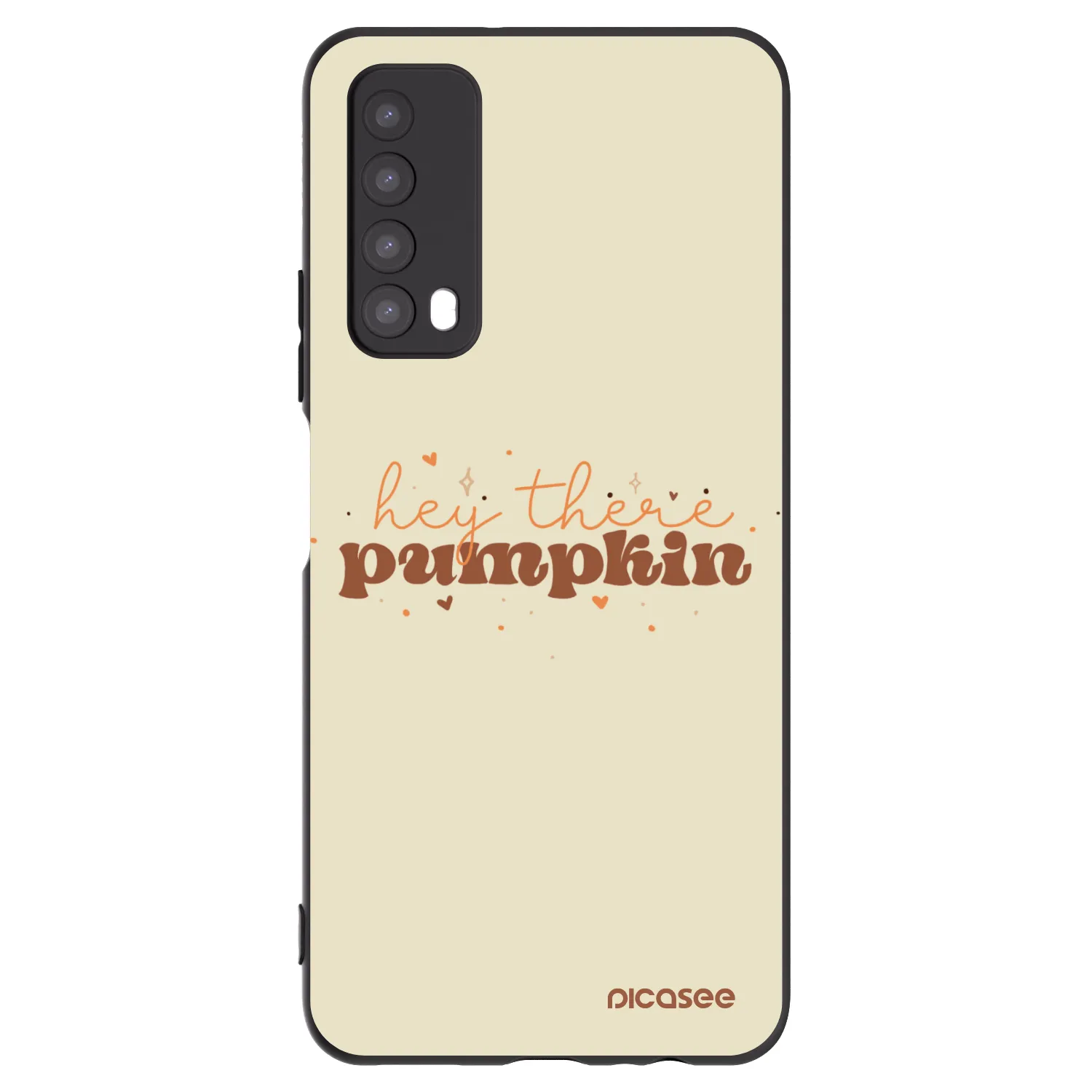 Picasee husă neagră din silicon pentru Huawei P Smart 2021 - Hey there pumpkin