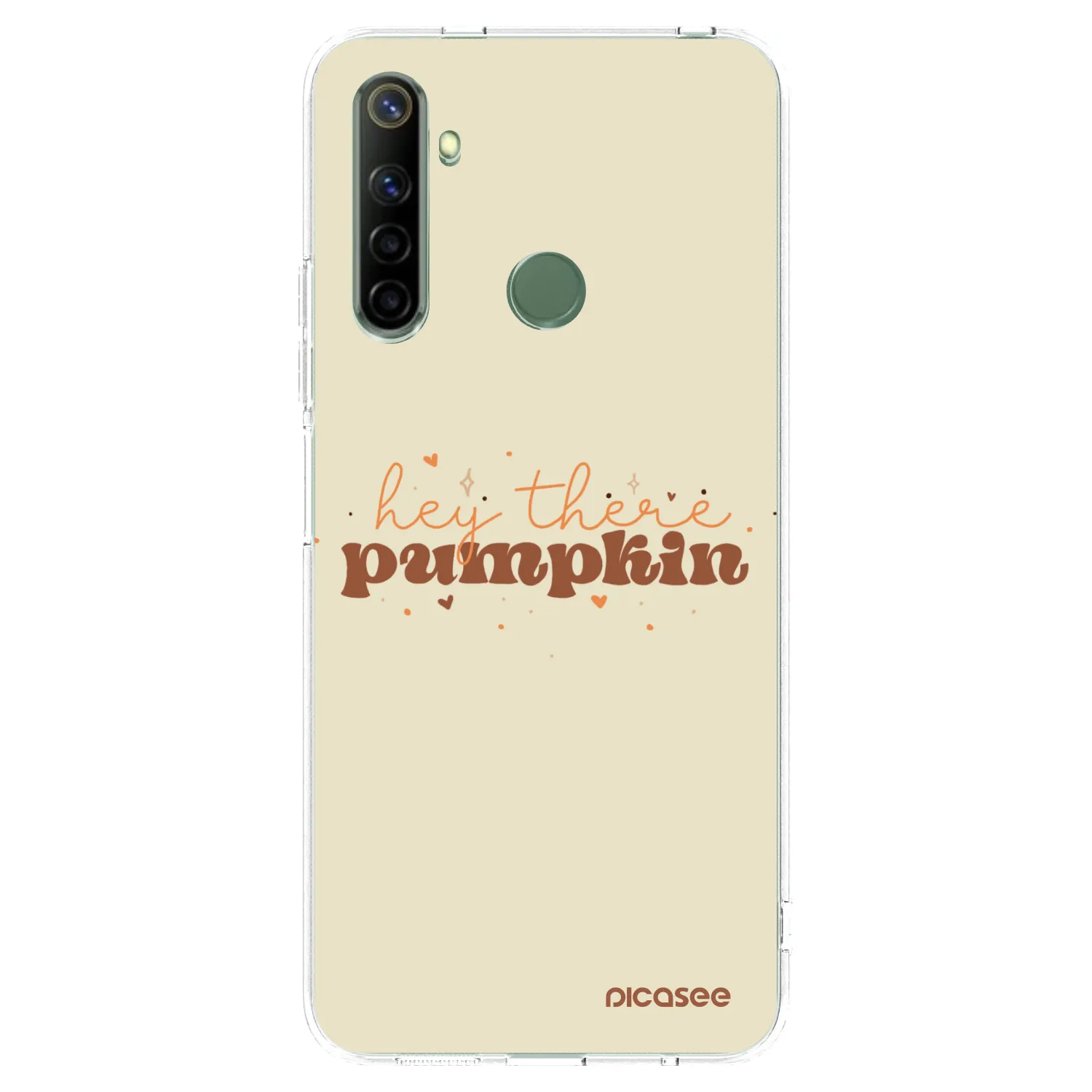 Picasee husă transparentă din silicon pentru Realme 6i - Hey there pumpkin