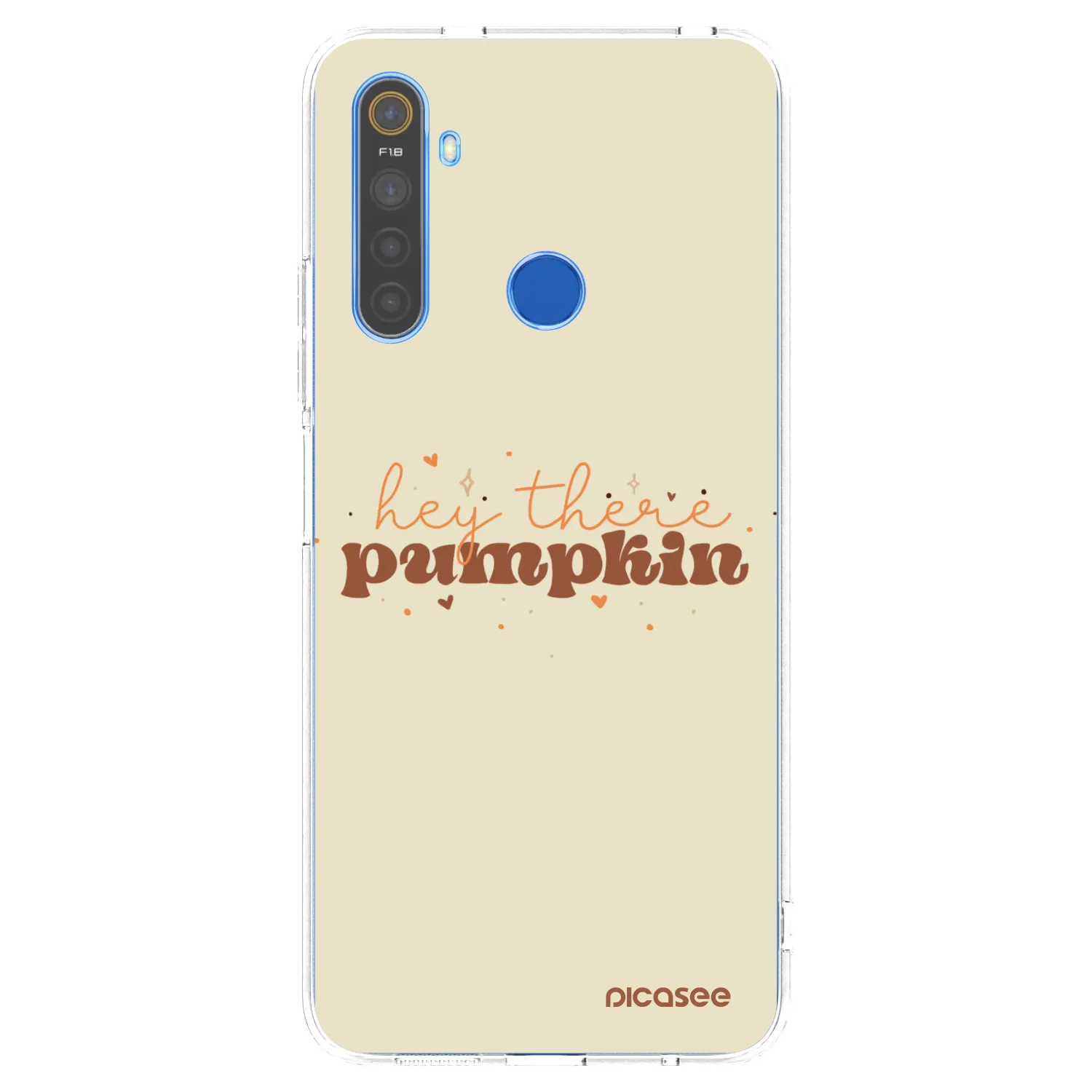 Picasee husă transparentă din silicon pentru Realme 5 - Hey there pumpkin