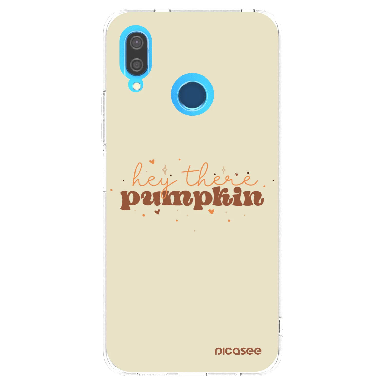 Picasee husă transparentă din silicon pentru Huawei P20 Lite - Hey there pumpkin
