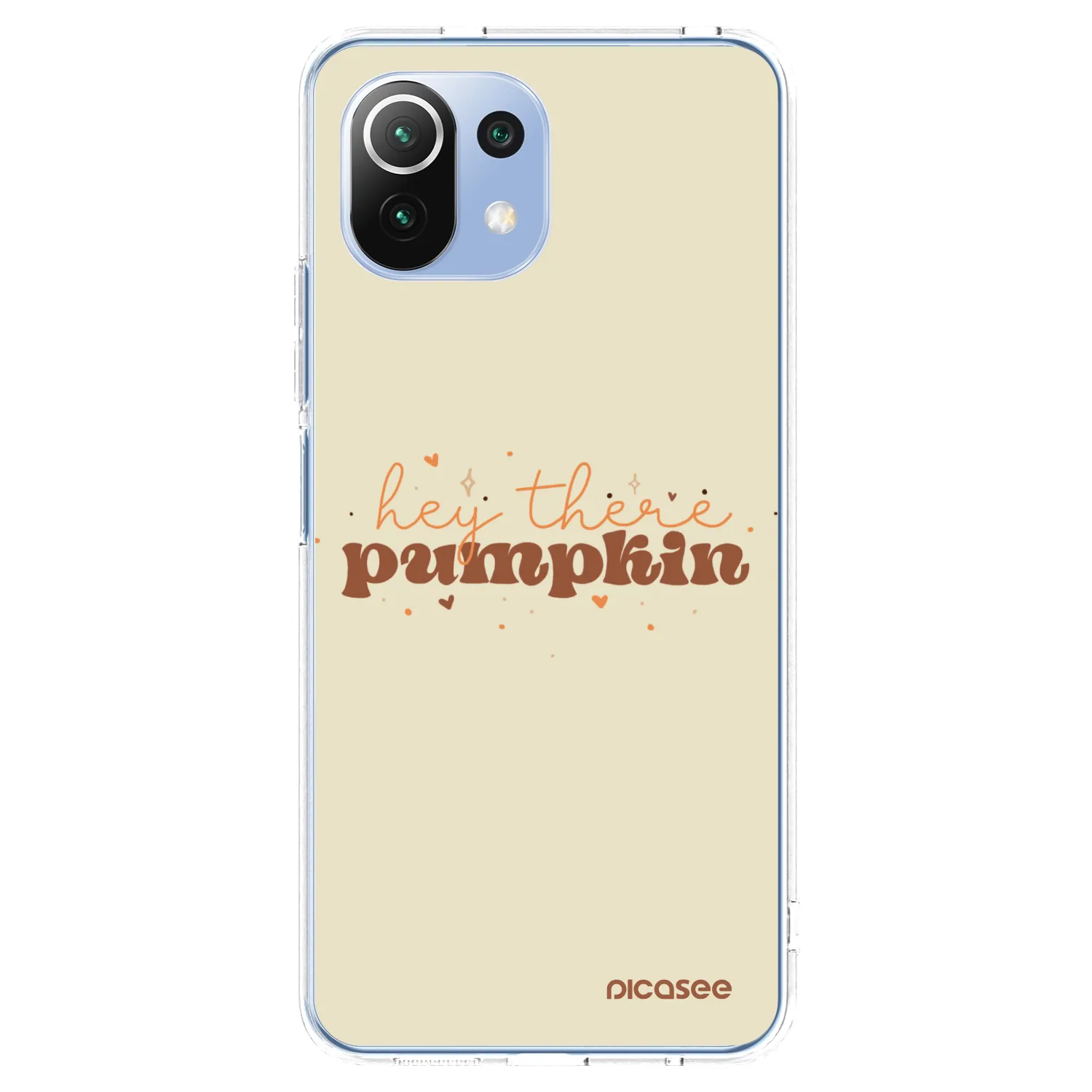 Picasee husă transparentă din silicon pentru Xiaomi Mi 11 Lite - Hey there pumpkin