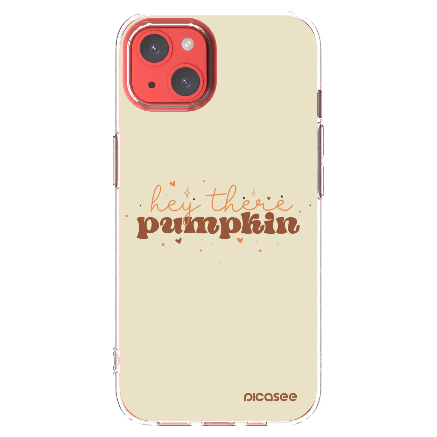 Picasee husă transparentă din silicon pentru Apple iPhone 13 - Hey there pumpkin