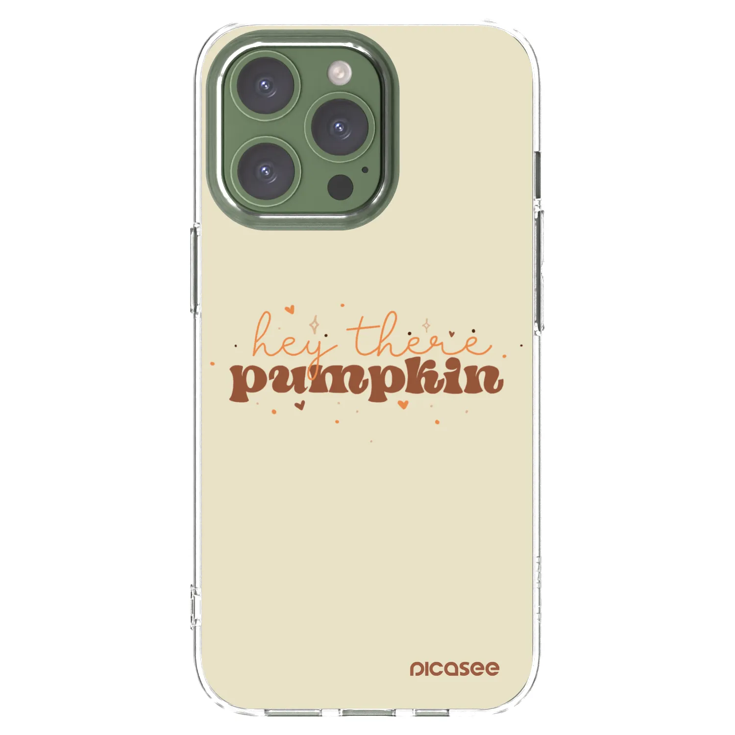 Picasee husă transparentă din silicon pentru Apple iPhone 13 Pro - Hey there pumpkin