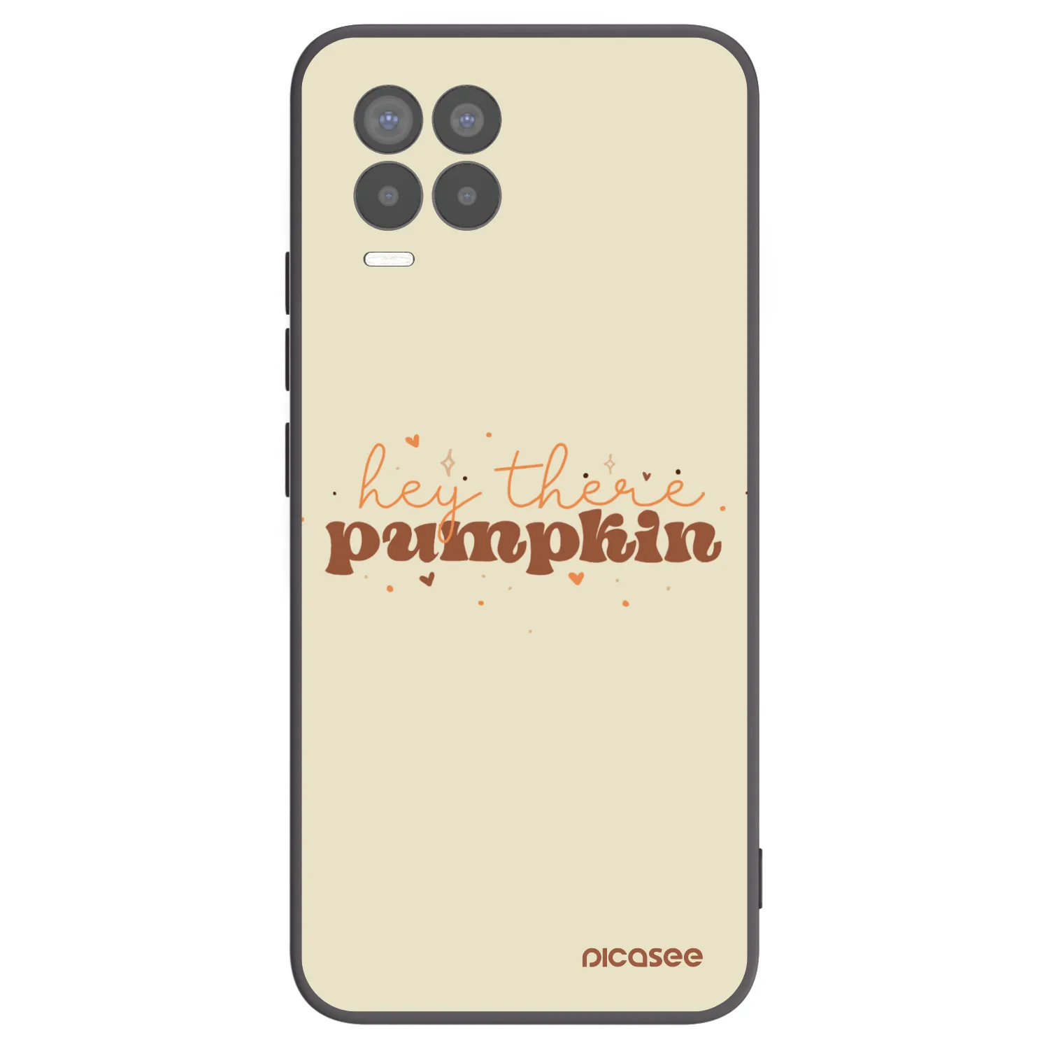 Picasee husă neagră din silicon pentru Realme 8 Pro - Hey there pumpkin