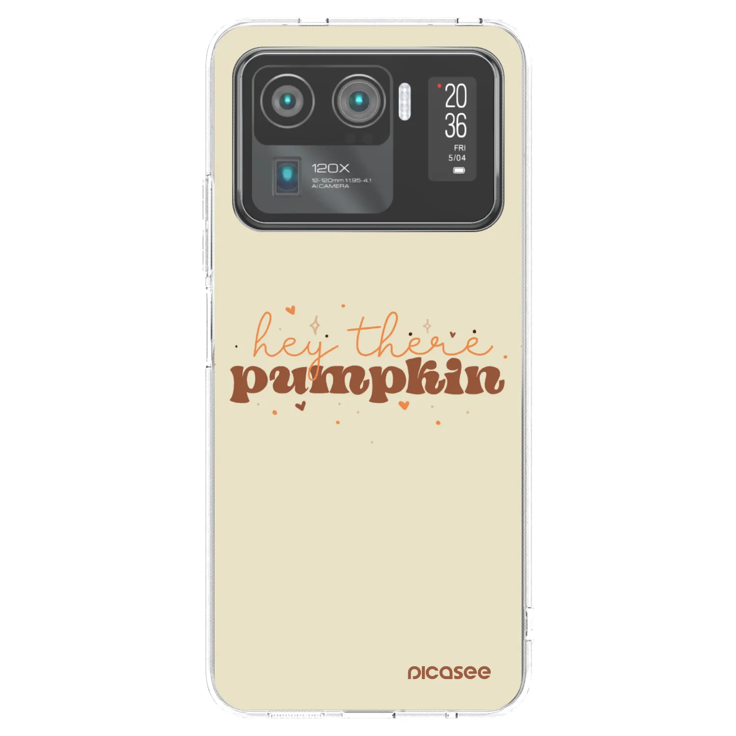 Picasee husă transparentă din silicon pentru Xiaomi Mi 11 Ultra - Hey there pumpkin