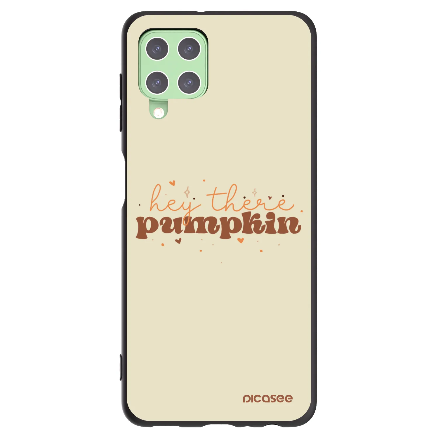 Picasee husă neagră din silicon pentru Samsung Galaxy A22 A225F 4G - Hey there pumpkin