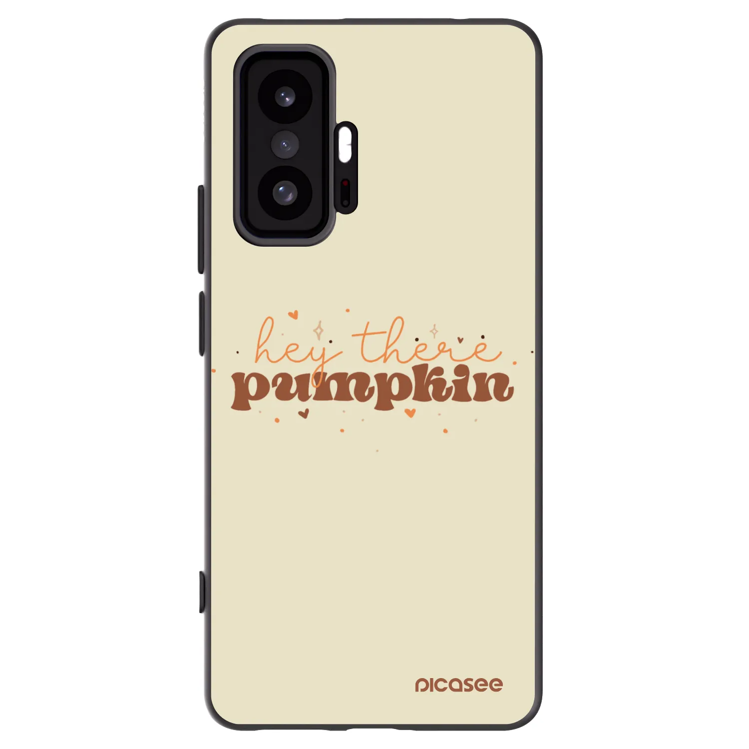 Picasee husă neagră din silicon pentru Xiaomi 11T - Hey there pumpkin