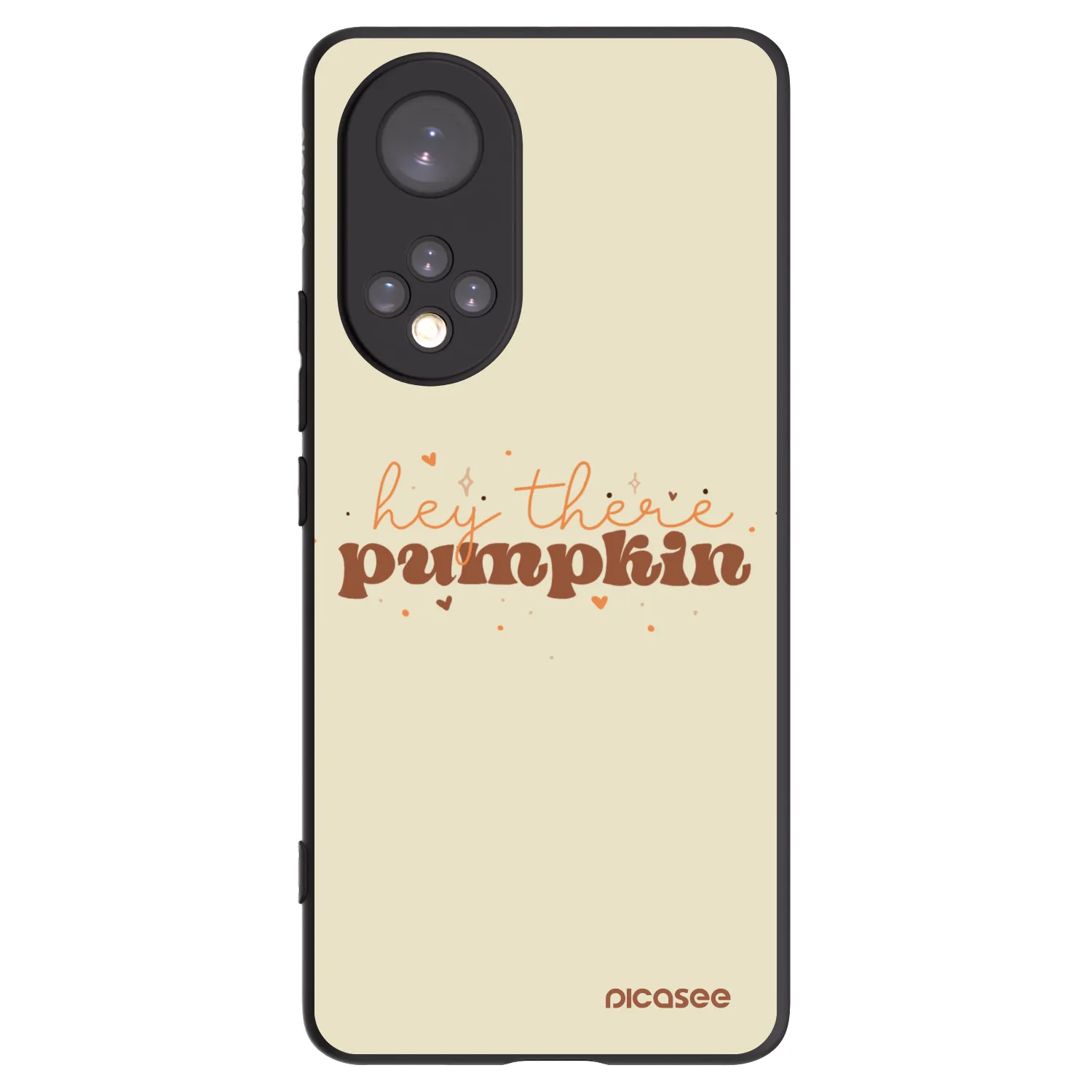 Picasee husă neagră din silicon pentru Huawei Nova 9 - Hey there pumpkin