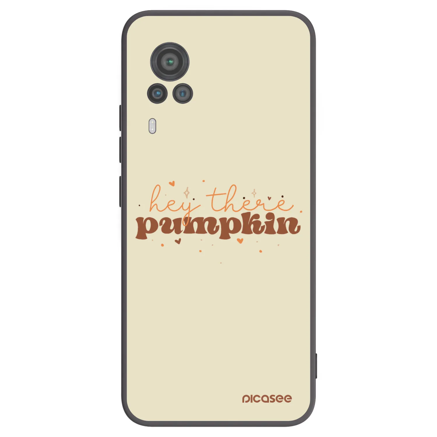 Picasee husă neagră din silicon pentru Vivo X60 Pro 5G - Hey there pumpkin