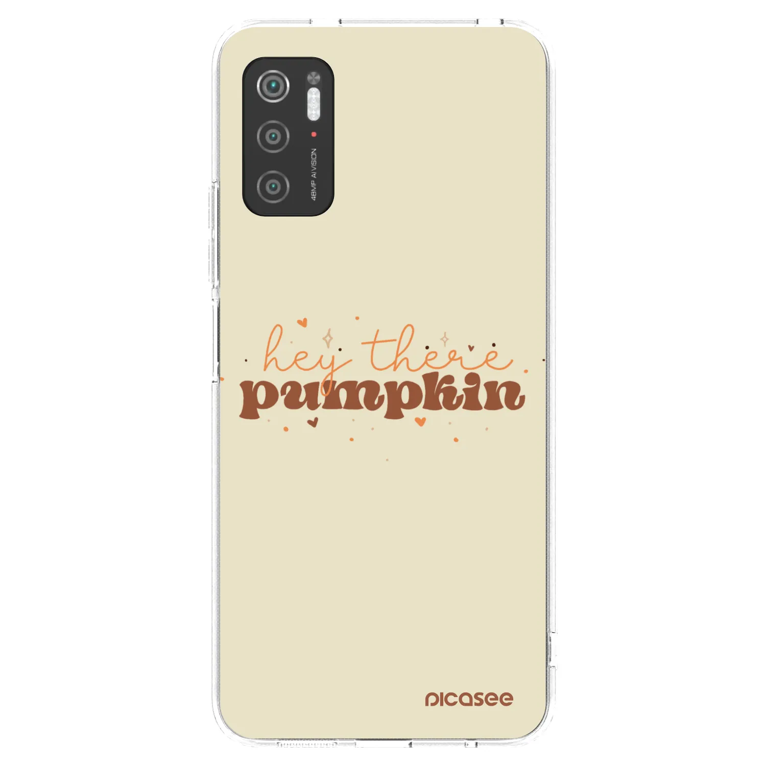 Picasee husă transparentă din silicon pentru Xiaomi Poco M3 Pro 5G - Hey there pumpkin