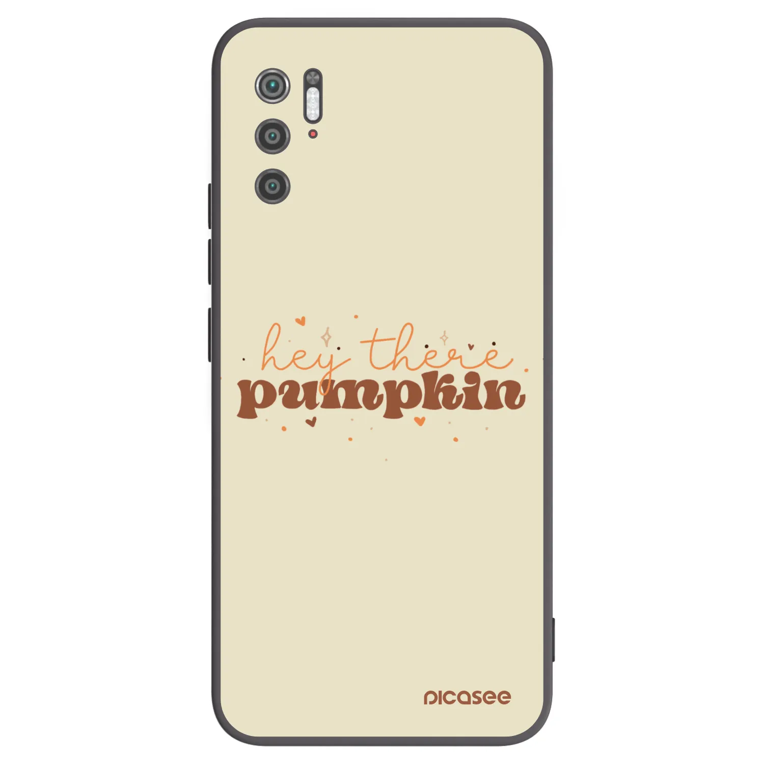 Picasee husă neagră din silicon pentru Xiaomi Poco M3 Pro 5G - Hey there pumpkin