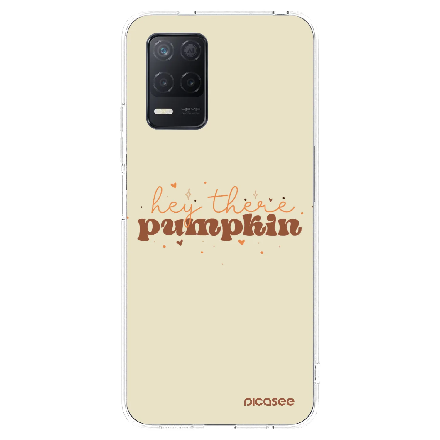 Picasee husă transparentă din silicon pentru Realme 8 5G - Hey there pumpkin