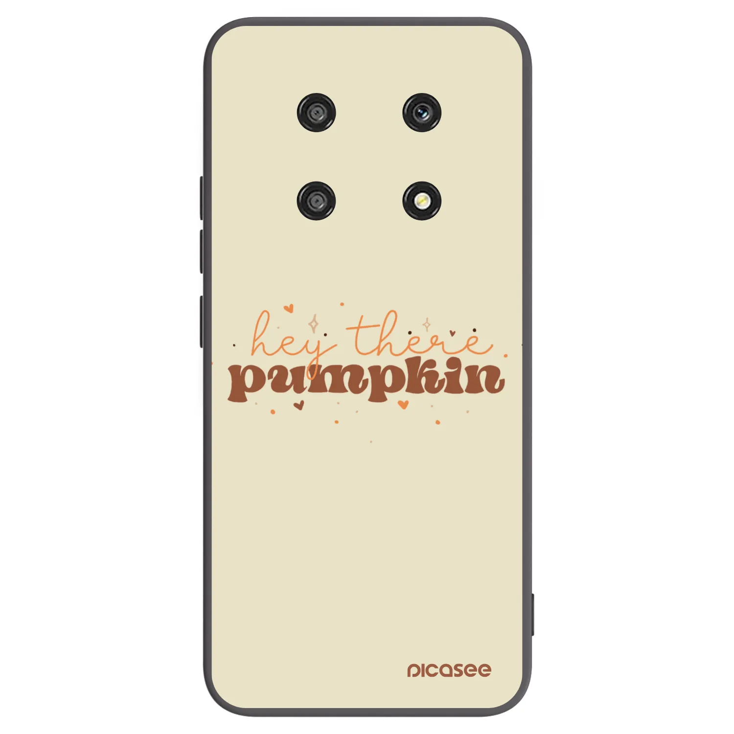 Picasee husă neagră din silicon pentru Honor Magic4 Lite 5G - Hey there pumpkin