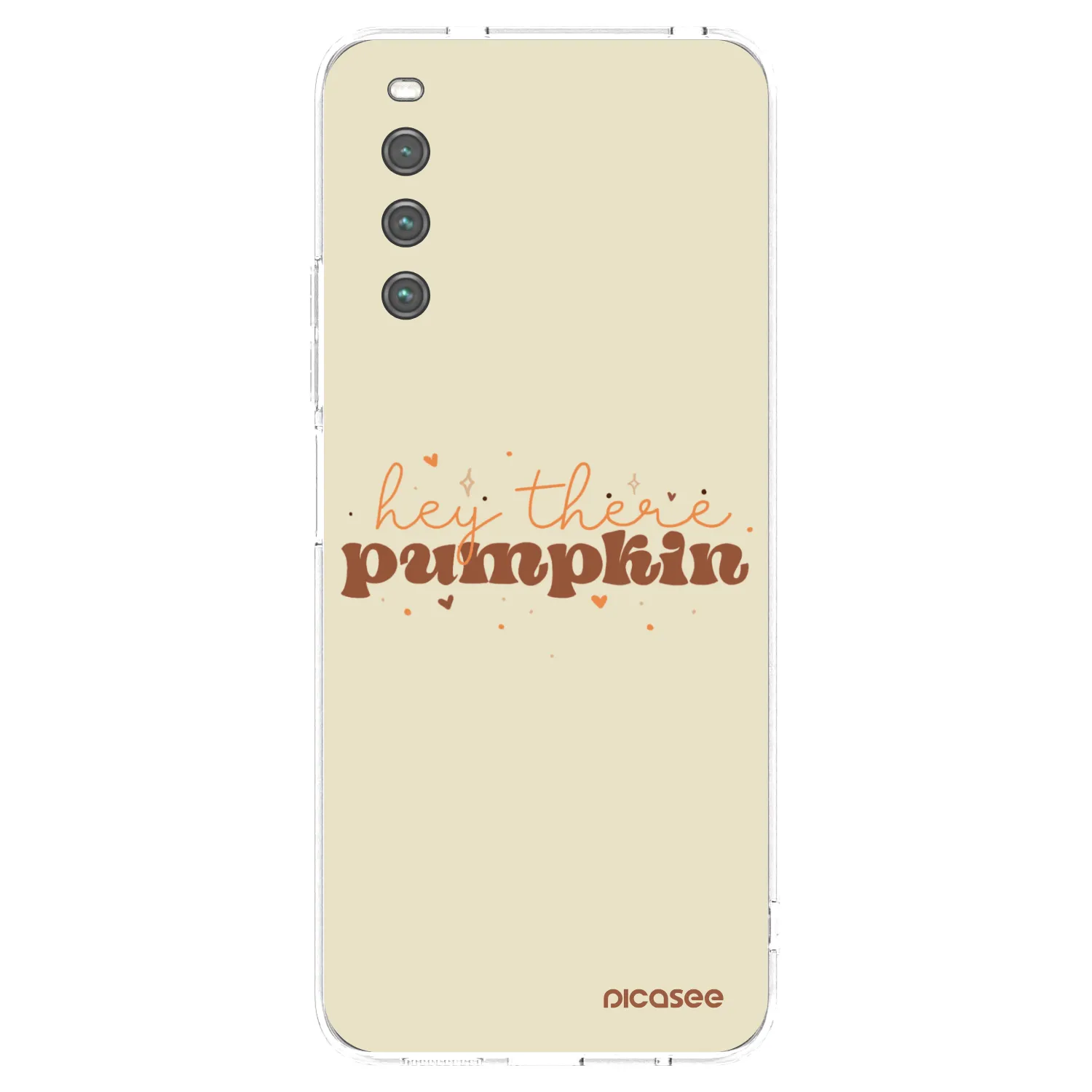 Picasee husă transparentă din silicon pentru Sony Xperia 10 IV 5G - Hey there pumpkin