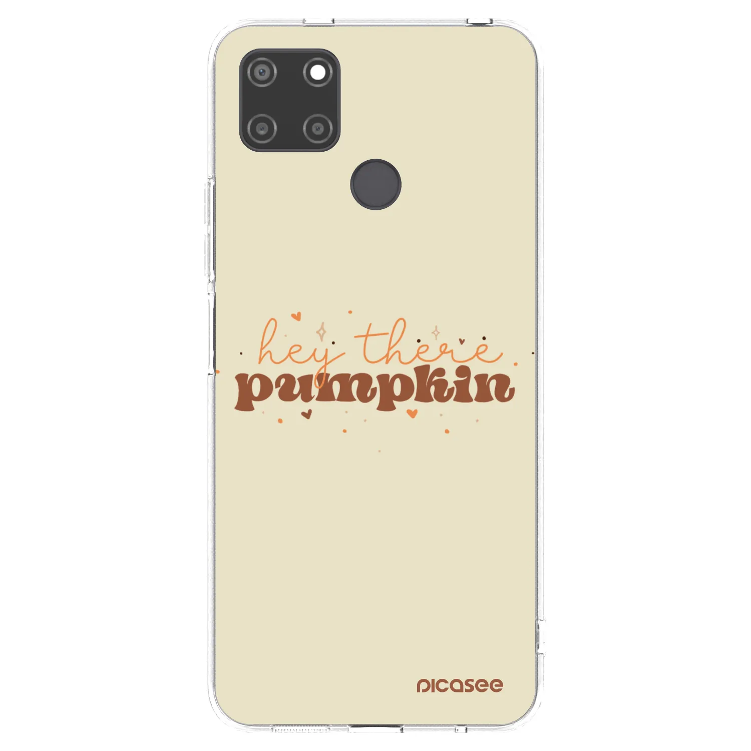 Picasee husă transparentă din silicon pentru Realme C21Y - Hey there pumpkin
