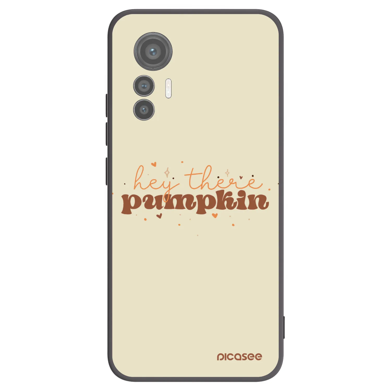 Picasee husă neagră din silicon pentru Xiaomi 12 Lite - Hey there pumpkin