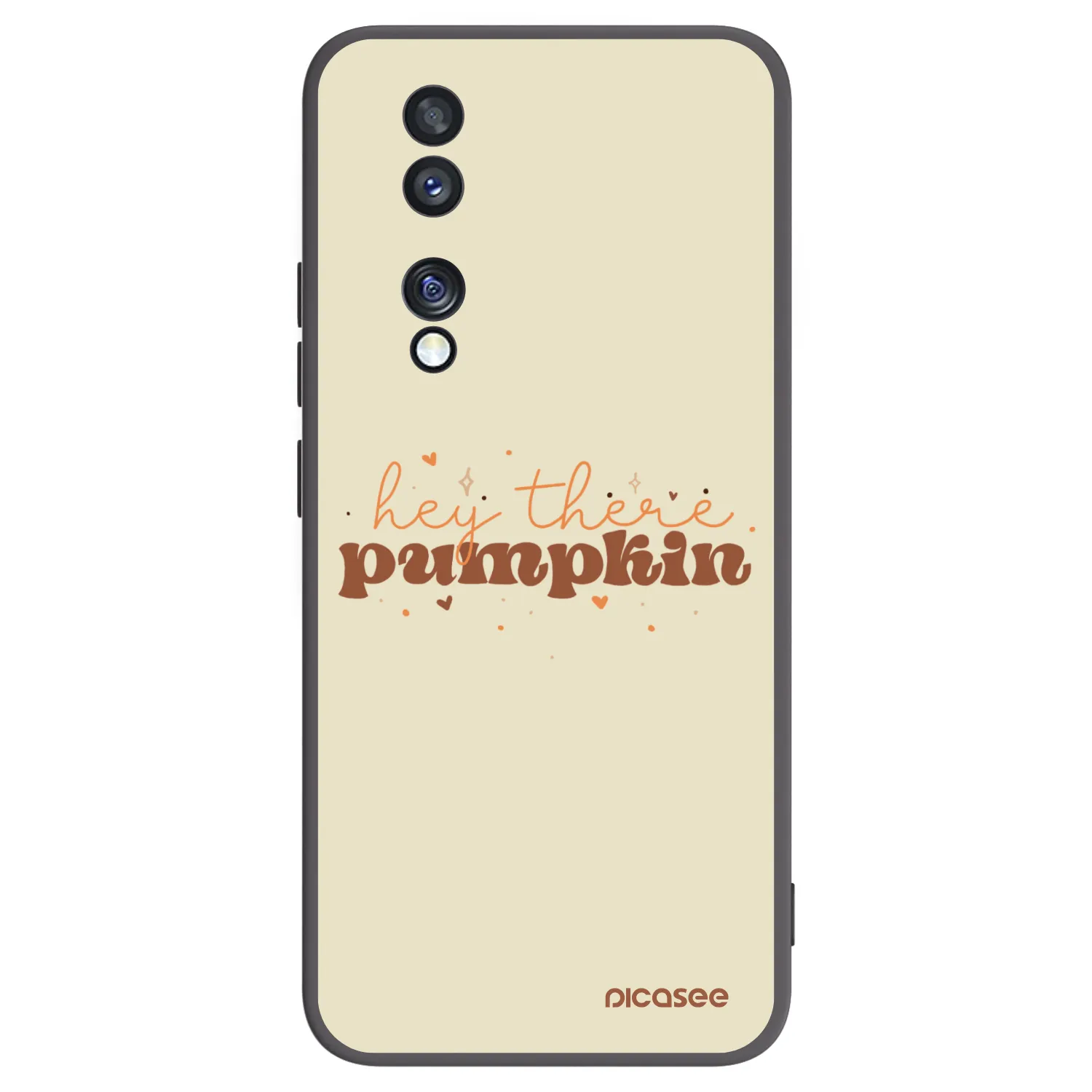 Picasee husă neagră din silicon pentru Honor 70 - Hey there pumpkin