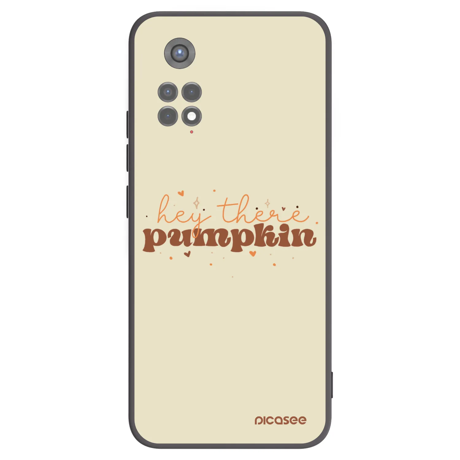 Picasee husă neagră din silicon pentru Xiaomi Redmi Note 11S 5G - Hey there pumpkin