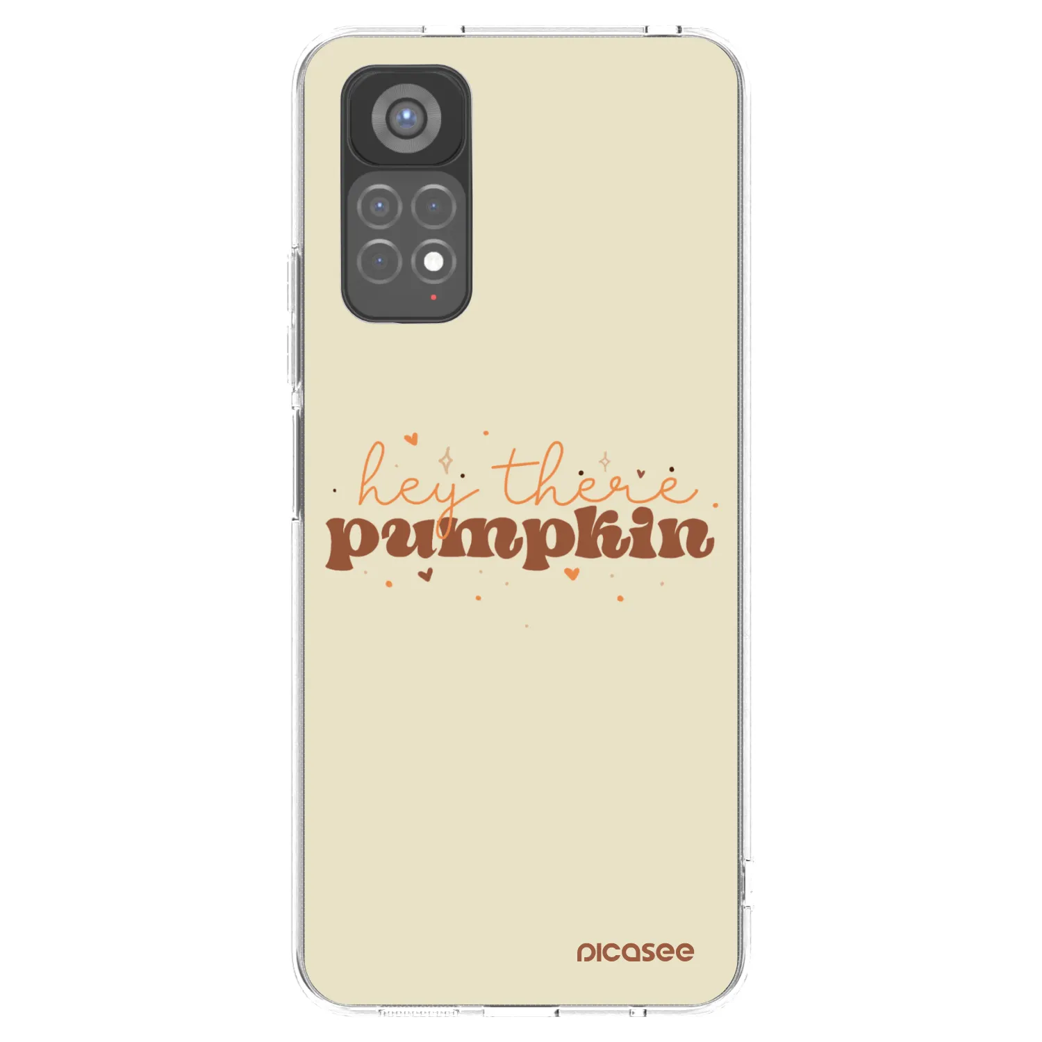 Picasee husă transparentă din silicon pentru Xiaomi Redmi Note 11S 5G - Hey there pumpkin