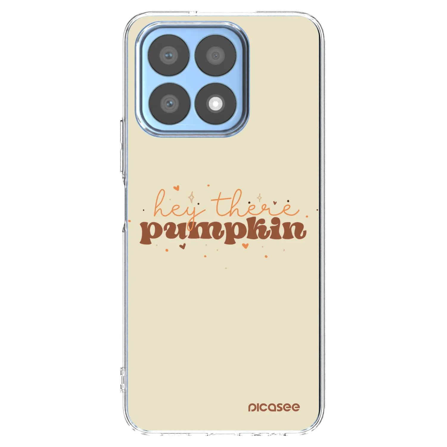 Picasee husă transparentă din silicon pentru Honor X8a - Hey there pumpkin