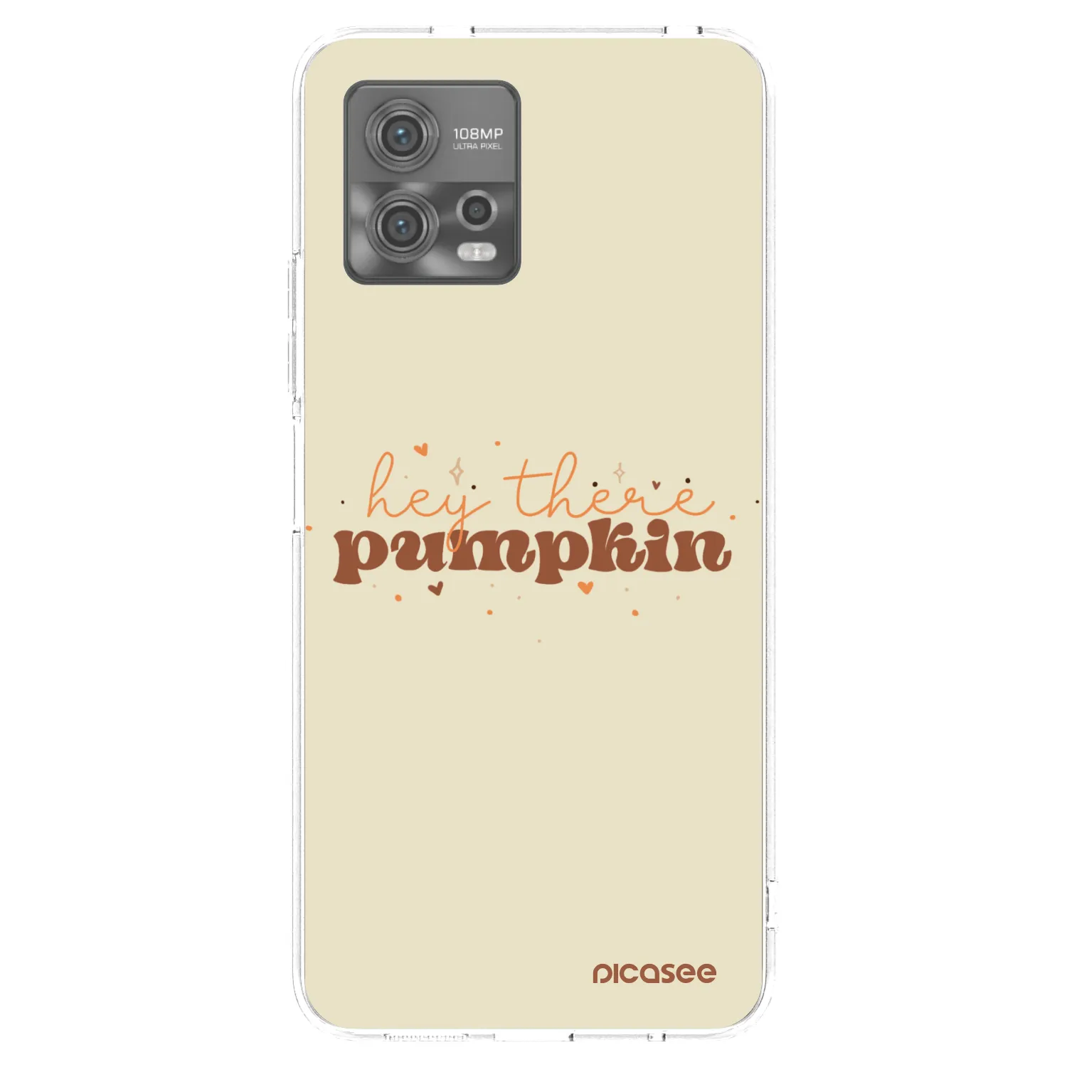 Picasee husă transparentă din silicon pentru Motorola Moto G72 - Hey there pumpkin