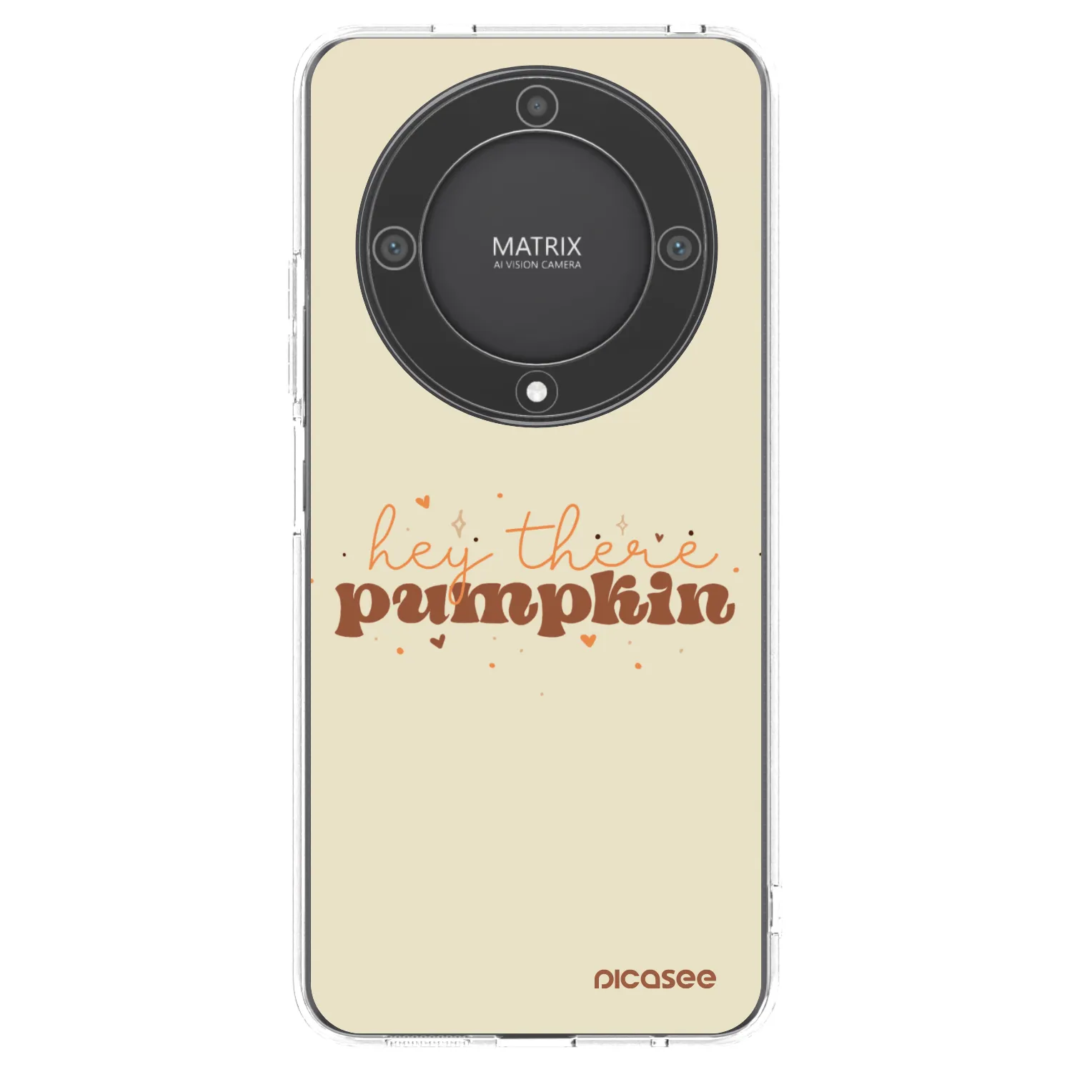 Picasee husă transparentă din silicon pentru Honor Magic5 Lite 5G - Hey there pumpkin