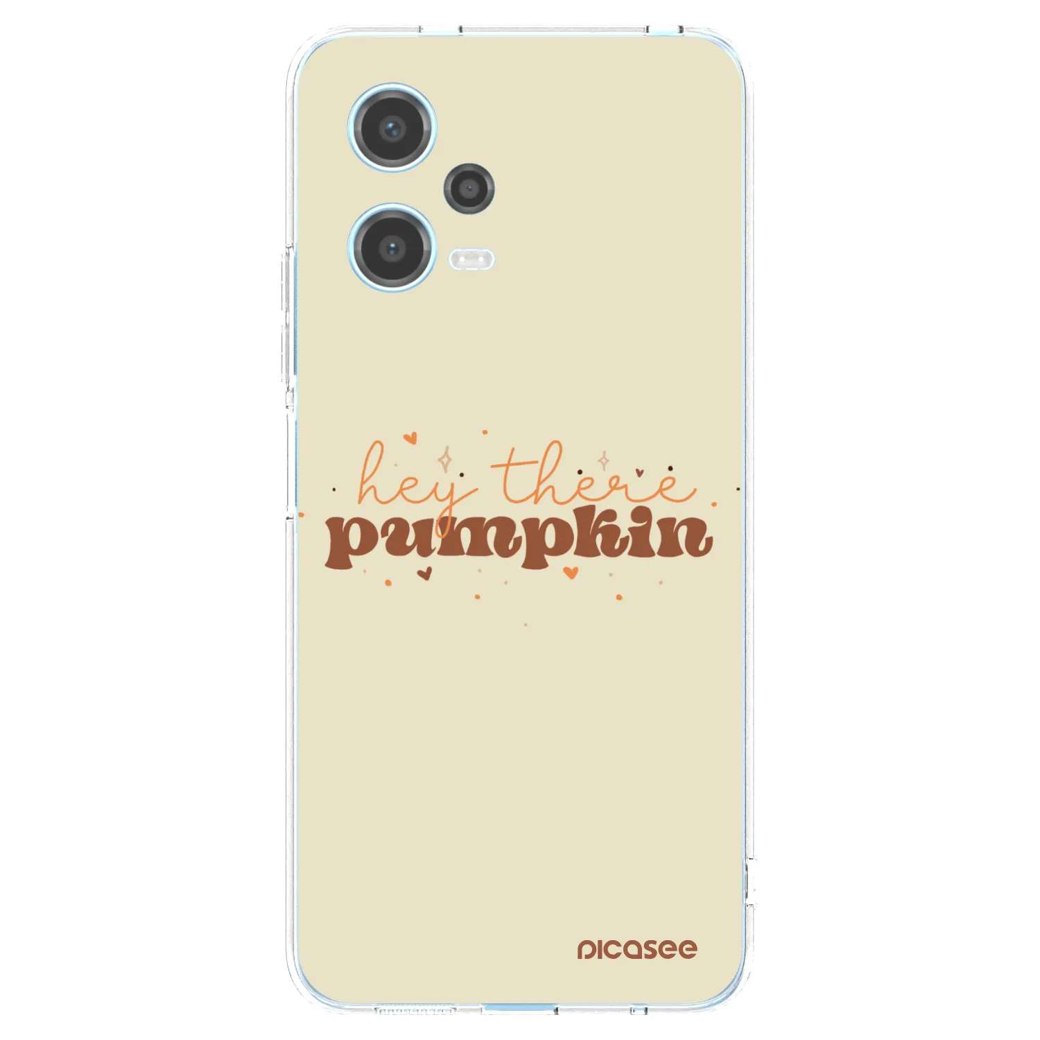 Picasee husă transparentă din silicon pentru Xiaomi Redmi Note 12 5G - Hey there pumpkin