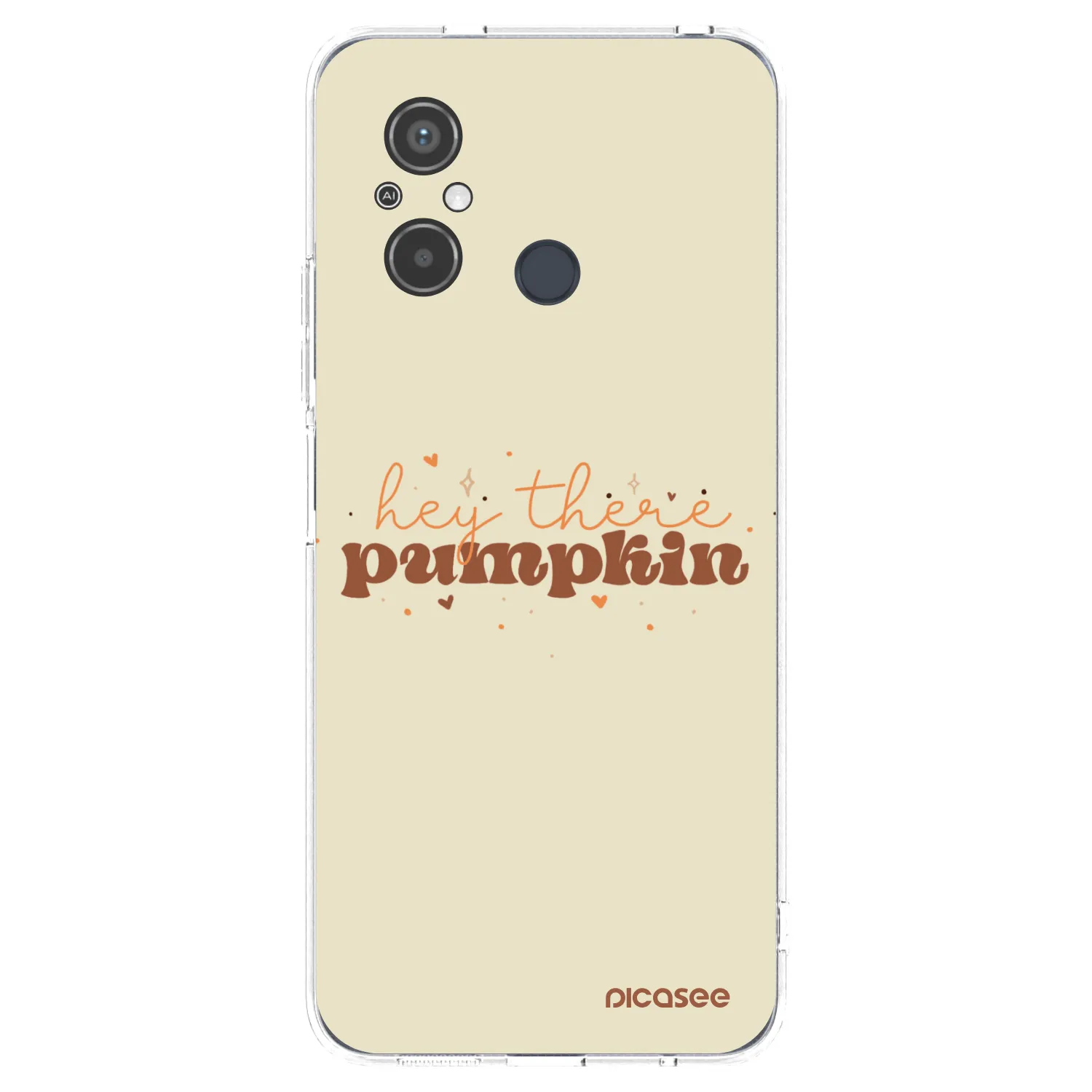 Picasee husă transparentă din silicon pentru Xiaomi Redmi 12C - Hey there pumpkin