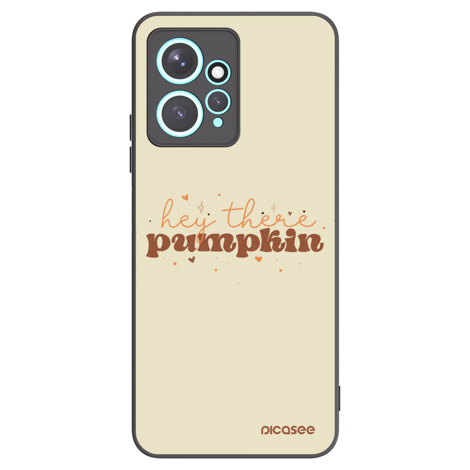 Picasee husă neagră din silicon pentru Xiaomi Redmi Note 12 4G - Hey there pumpkin